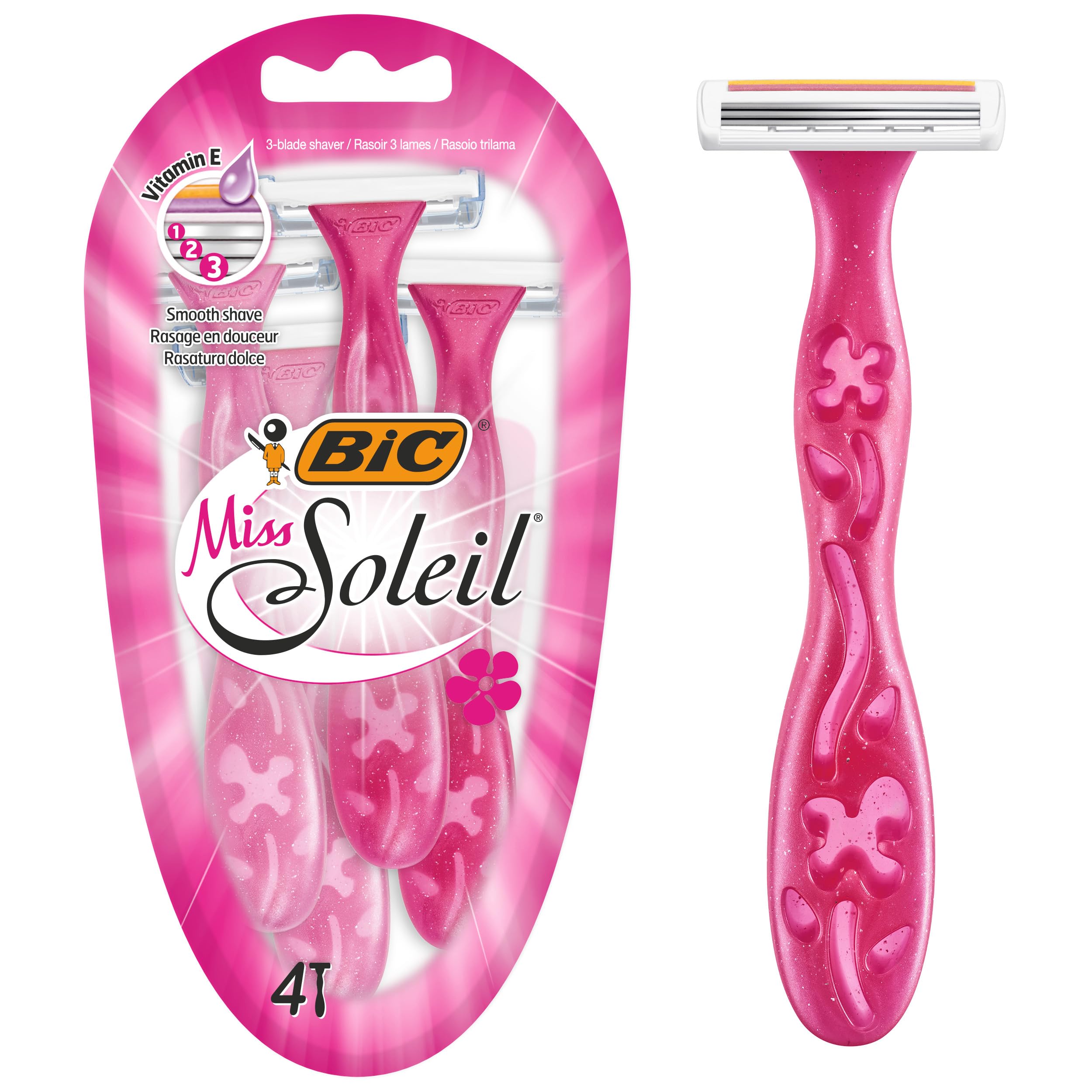 Miss Soleil Disposable Women's Razors, 4 each