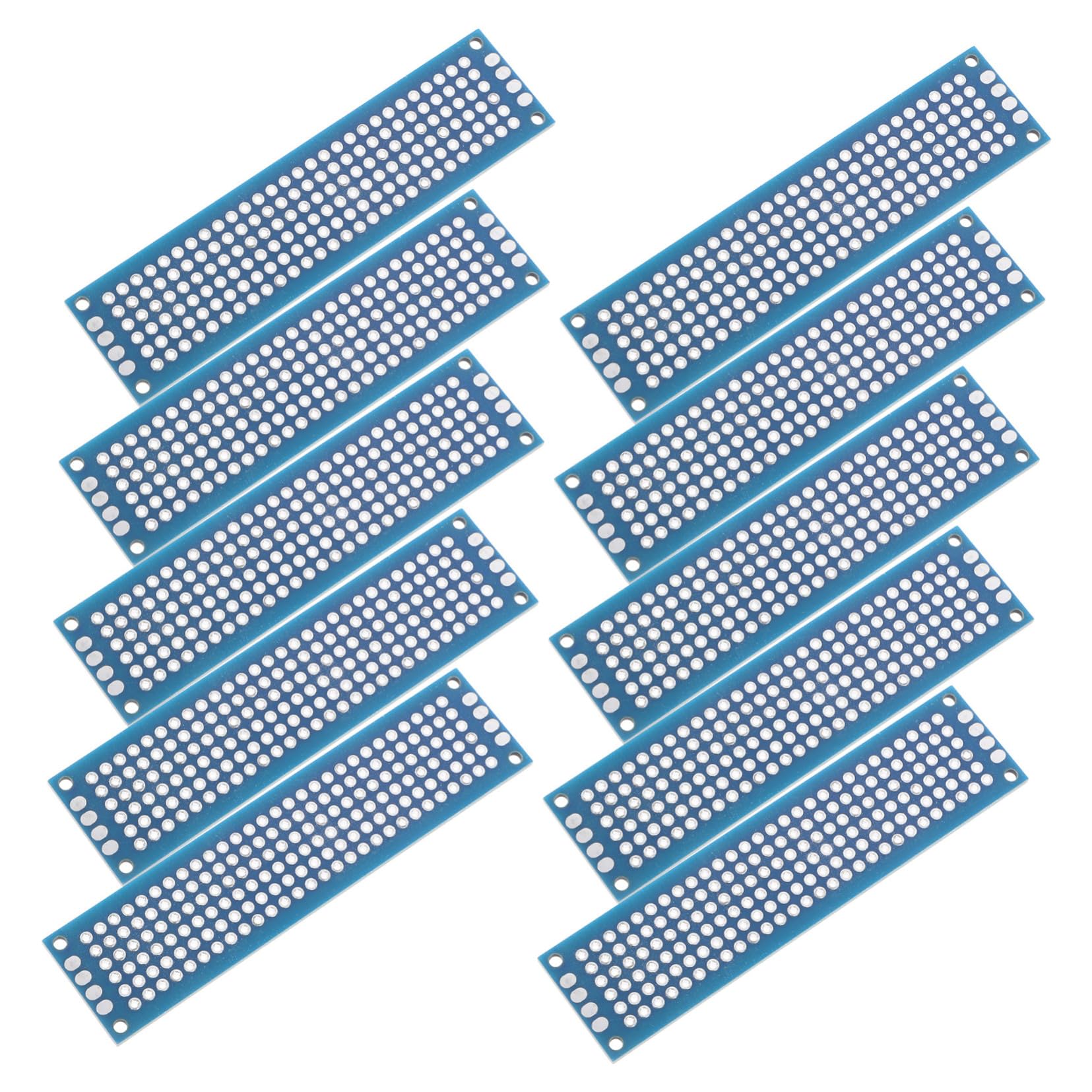 Amazon.co.jp: SKISUNO 青色のはんだ付け用PCBユニバーサルボード10個