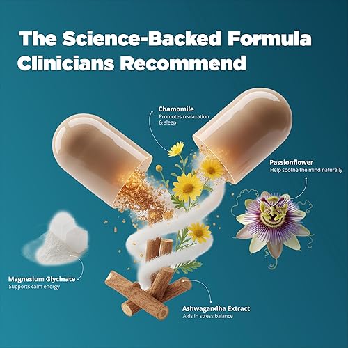 Miniatura 4 de Relaxium Suplemento calmado, sin hábito, apoyo para el estrés y el estado de ánimo, eleva el estado de ánimo y aumenta la relajación con