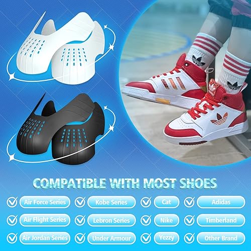 Miniatura 2 de KHG Protector de arrugas para zapatos deportivos, antiarrugas, sin arrugas, protector de inserción de zapatos, tamaño para hombres, mujeres, jóvenes