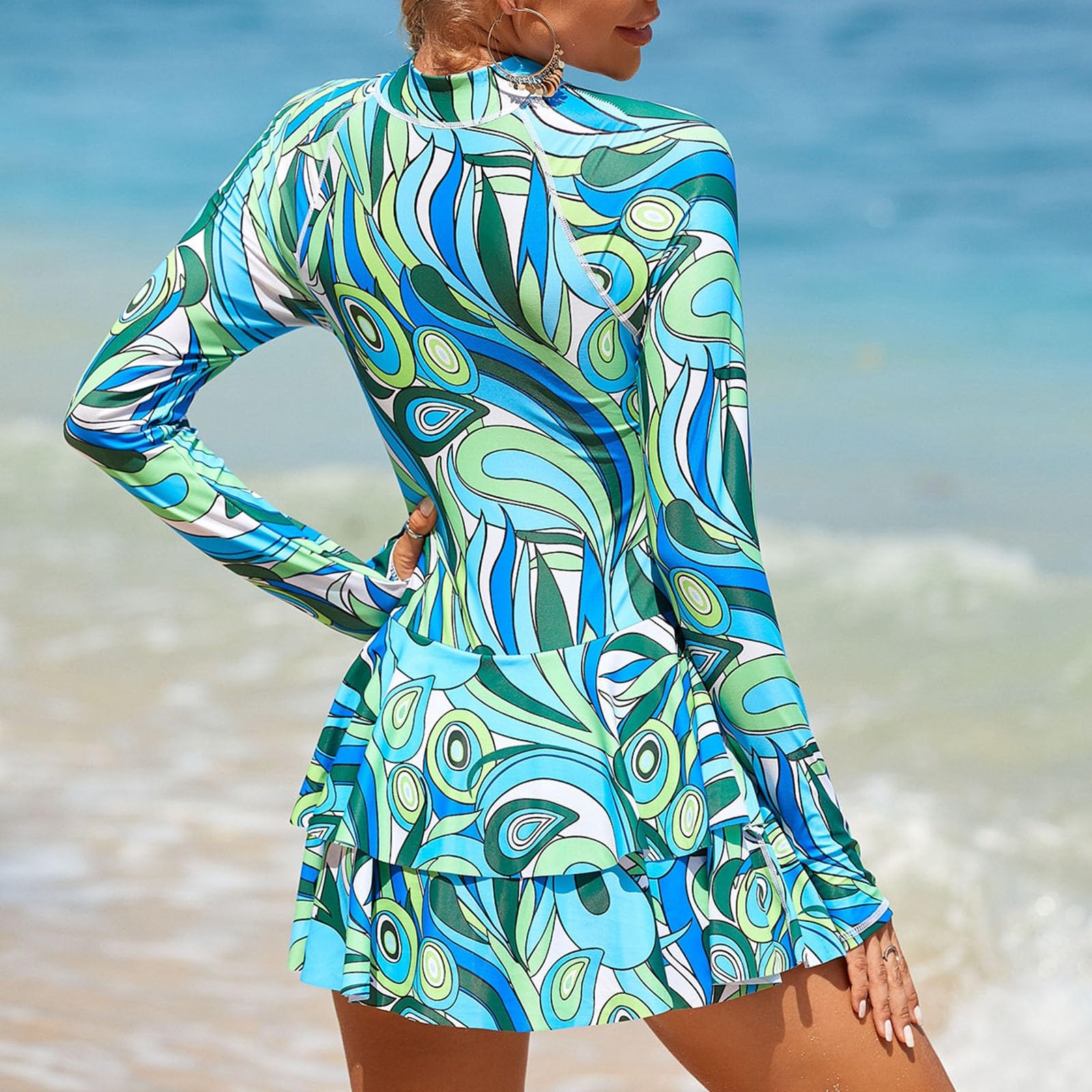 Costume Abbronzante Donna Costume Donna Intero Trikini Costumi da Bagno Interi Modellante Nero Push Up Tankini Mare Curvy Piscina Abito Contenitivi Pancia 3XL Moda Bikini Senza Segni Abbronzatura