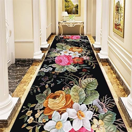 Miniatura 10 de Houient Alfombras de pasillo, 2.6 x 7 pies, divertidas y emocionantes alfombras largas con impresión de piedra aérea de acantilado con visión 3D,