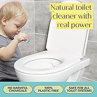 Vista 2 de Pastillas Limpiadoras de Inodoro Fab Tab, Poderosa Eliminación de Manchas, Sin Químicos Agresivos, Sin Plástico, Elimina Óxido y Manchas, Seguro