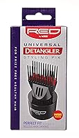 Vista 6 de Red by Kiss Peine Universal Desenredante para Secador de Pelo para Peinado del Cabello – Compatible con todos los Secadores de Pelo