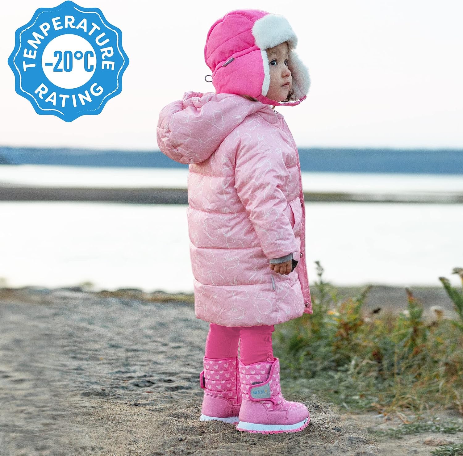 JAN & JUL Water-Resistant Snow Boots for Toddlers and Kids