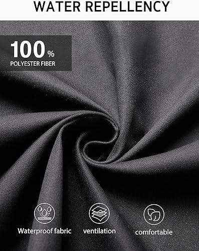 Miniatura 5 de Syntus Paquete de 2 delantales de servidor con 3 bolsillos, resistente a las gotas de agua, delantal de cintura para camarero, 11.5 pulgadas, color