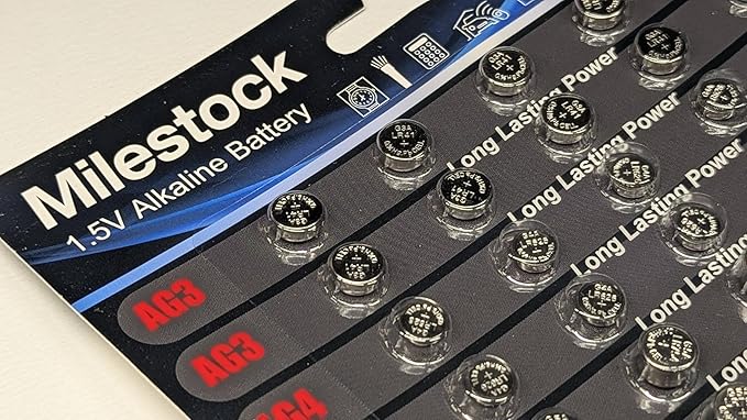 50 Pilas Botón Alcalinas 1.5V Surtido AG3 LR41 AG4 LR626 AG5 LR754 miniatura 5
