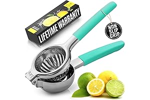 Kensington London Lemon Squeezer - Premium Stainless Steel with Ergonomic Handles