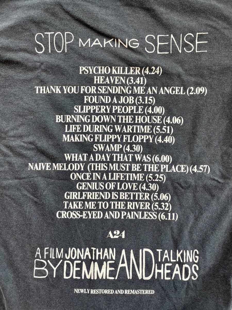 A24 Stop Making Sense Talking Heads 長袖 Tシャツ Mサイズ ストップメイキングセンス A24公式 おもちゃ