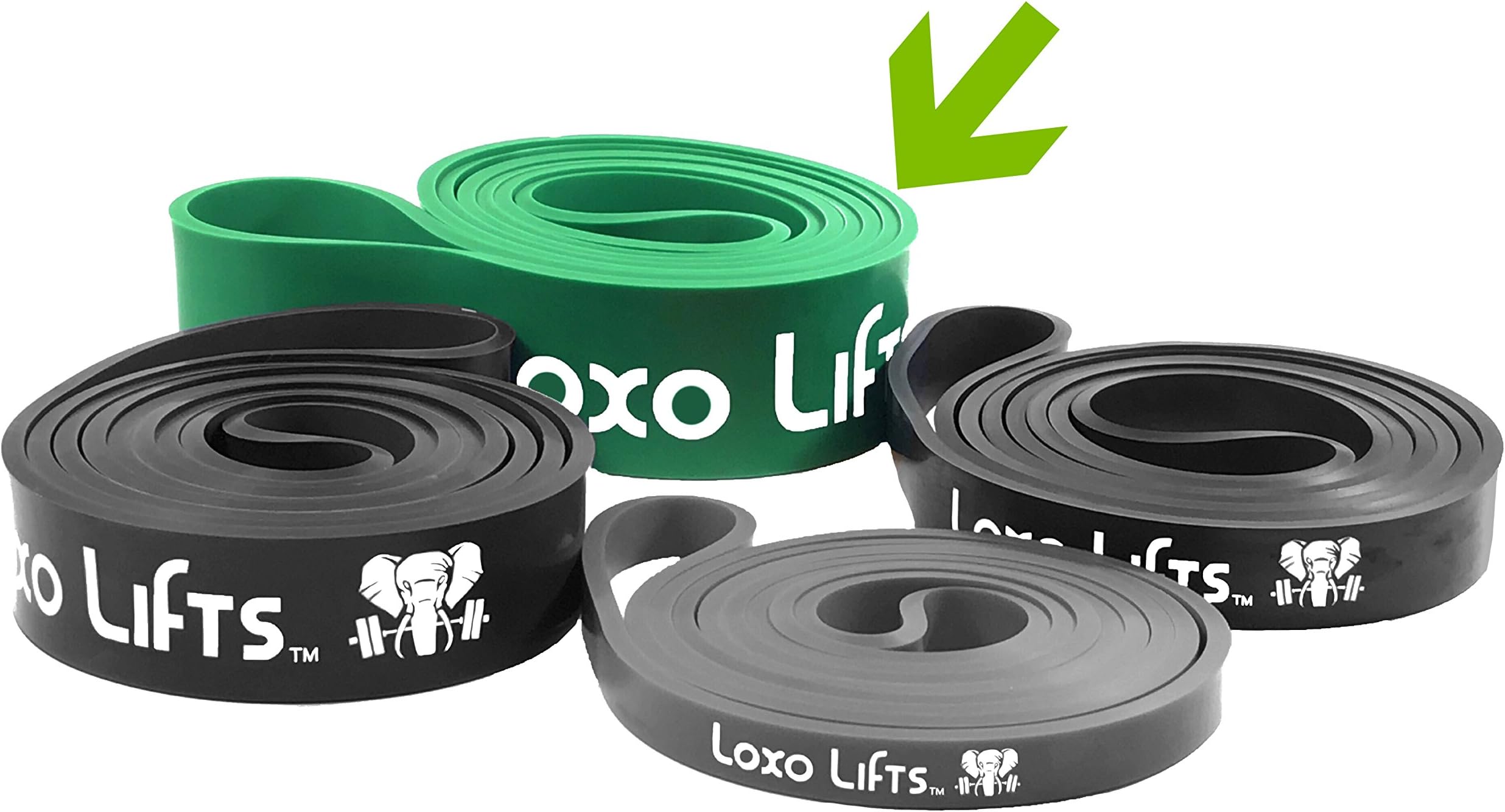 Resistance Exercise Bands, for The Best Pull-up & Chin-up Assist, Also Great for Crossfit, Mobility, Gymnastics, Fitness Training & Powerlifting, High Quality Heavy Duty 41" Loop Band (Set of 4)