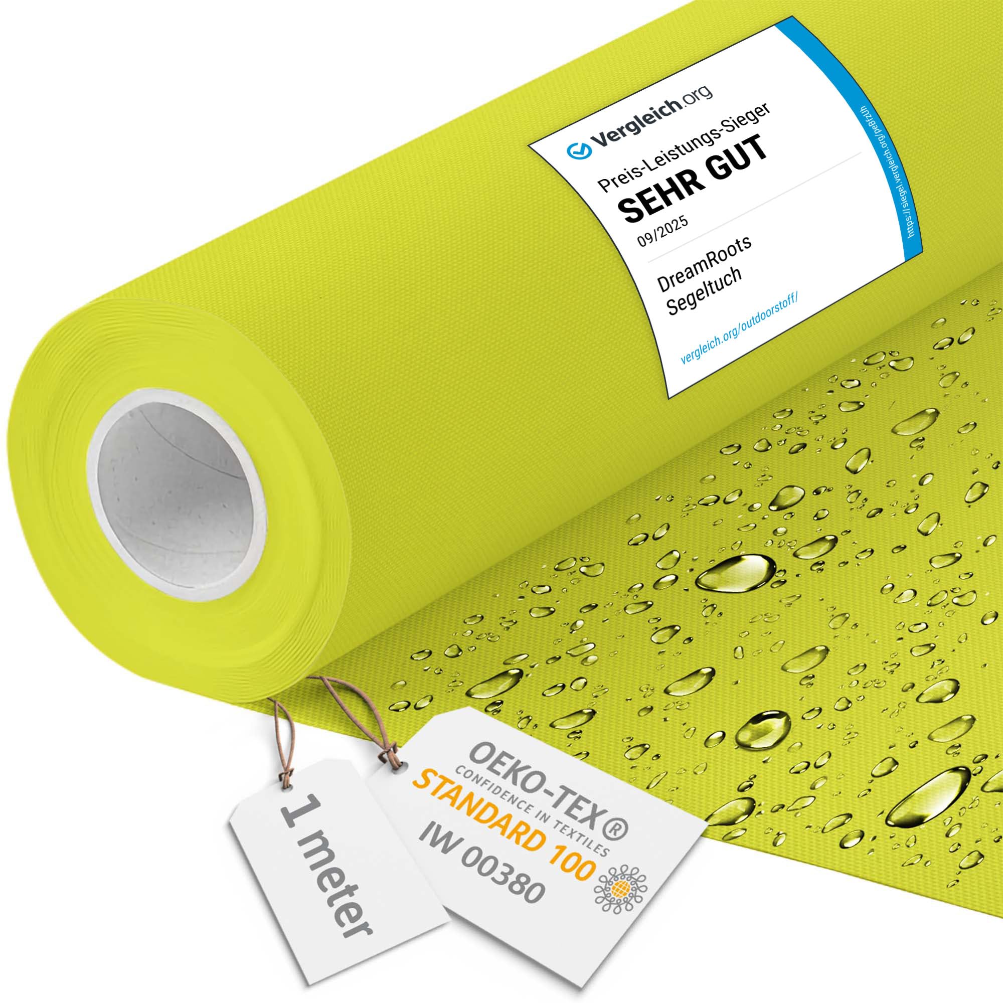 DreamRoots Tessuto Impermeabile Oxford 600D Al Metro - 160 Cm Larghezza - 220 G/m² - Stoffa Per Cuscini Esterni E Tappezzeria - Exotic Triangle Jungle - 5
