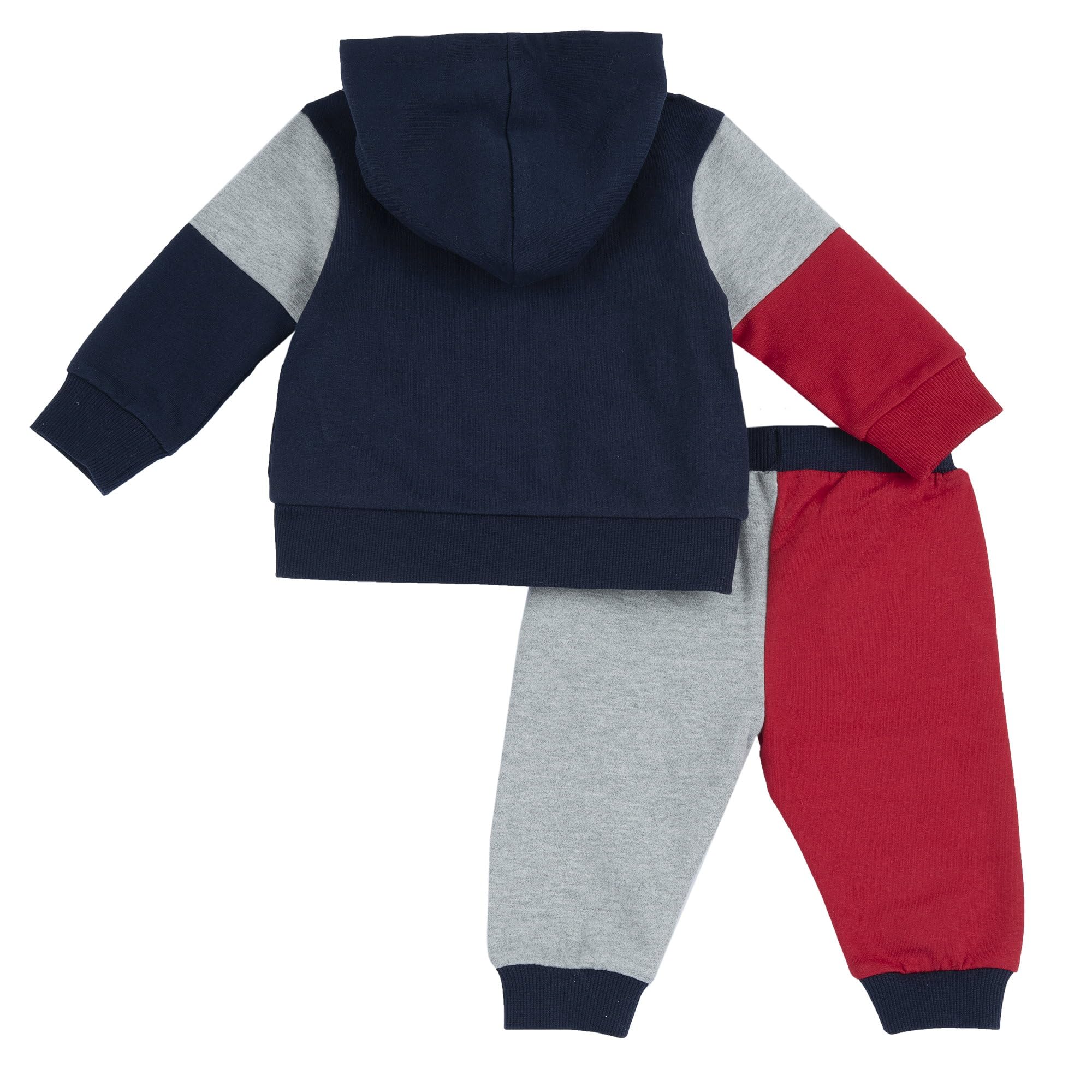Chicco Jungen Zweiteiliges Jumpsuit-set: Sweatshirt und Hose mit Reißverschluss Jogginganzug (1er Pack)