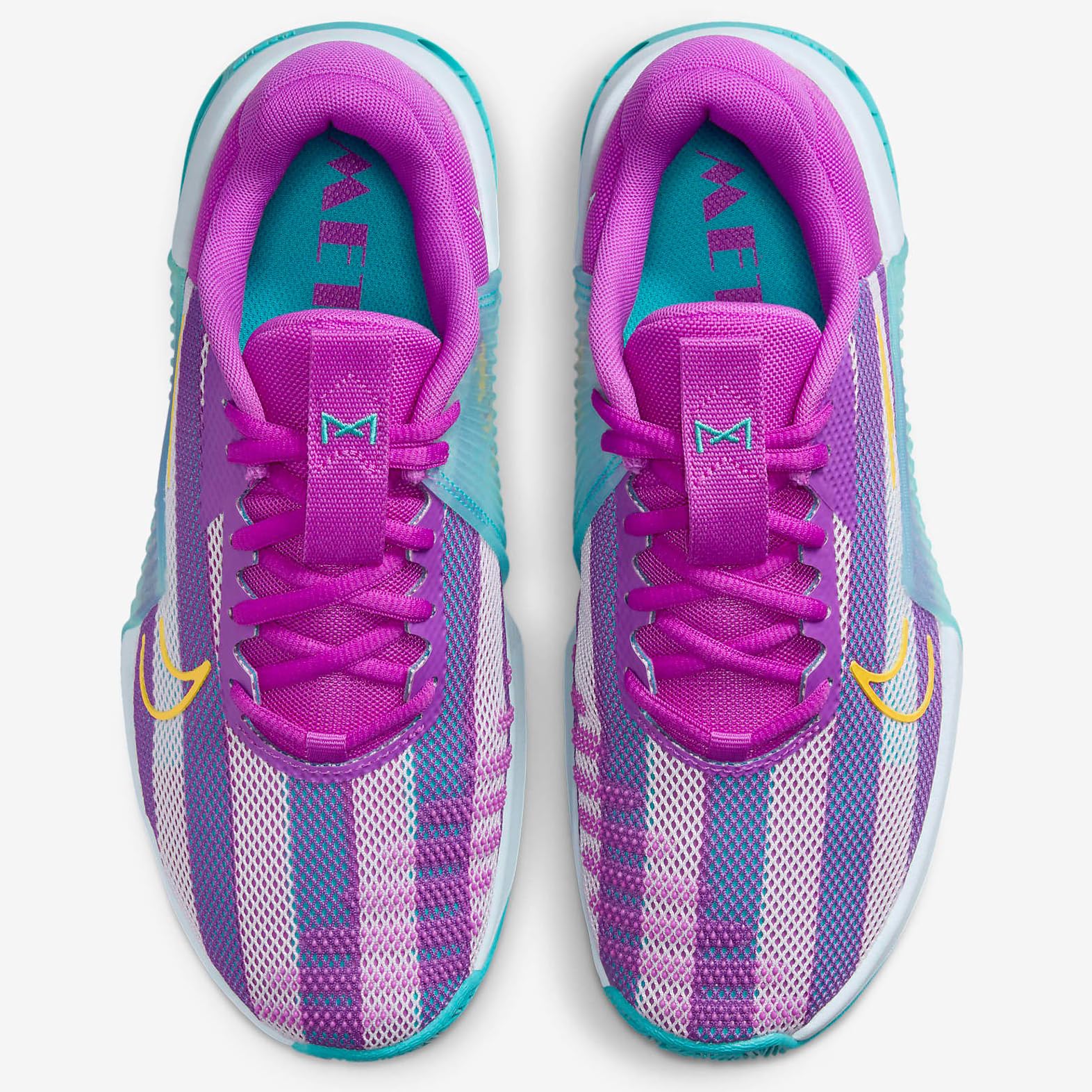 Nike Metcon 9 AMP Women's Workout Shoes (DZ2539-500, Hyper Violet/Barely Grape/Dusty Cactus/Laser Orange) Size 15