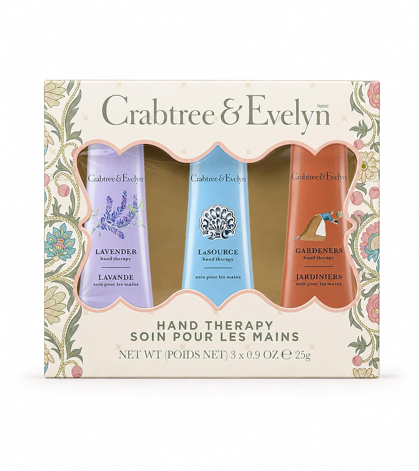 Crabtree & Evelyn 3 x 0.9oz Hand Therapy - Lavender, La Source & Gardeners | Lavender, La Source, Gardeners