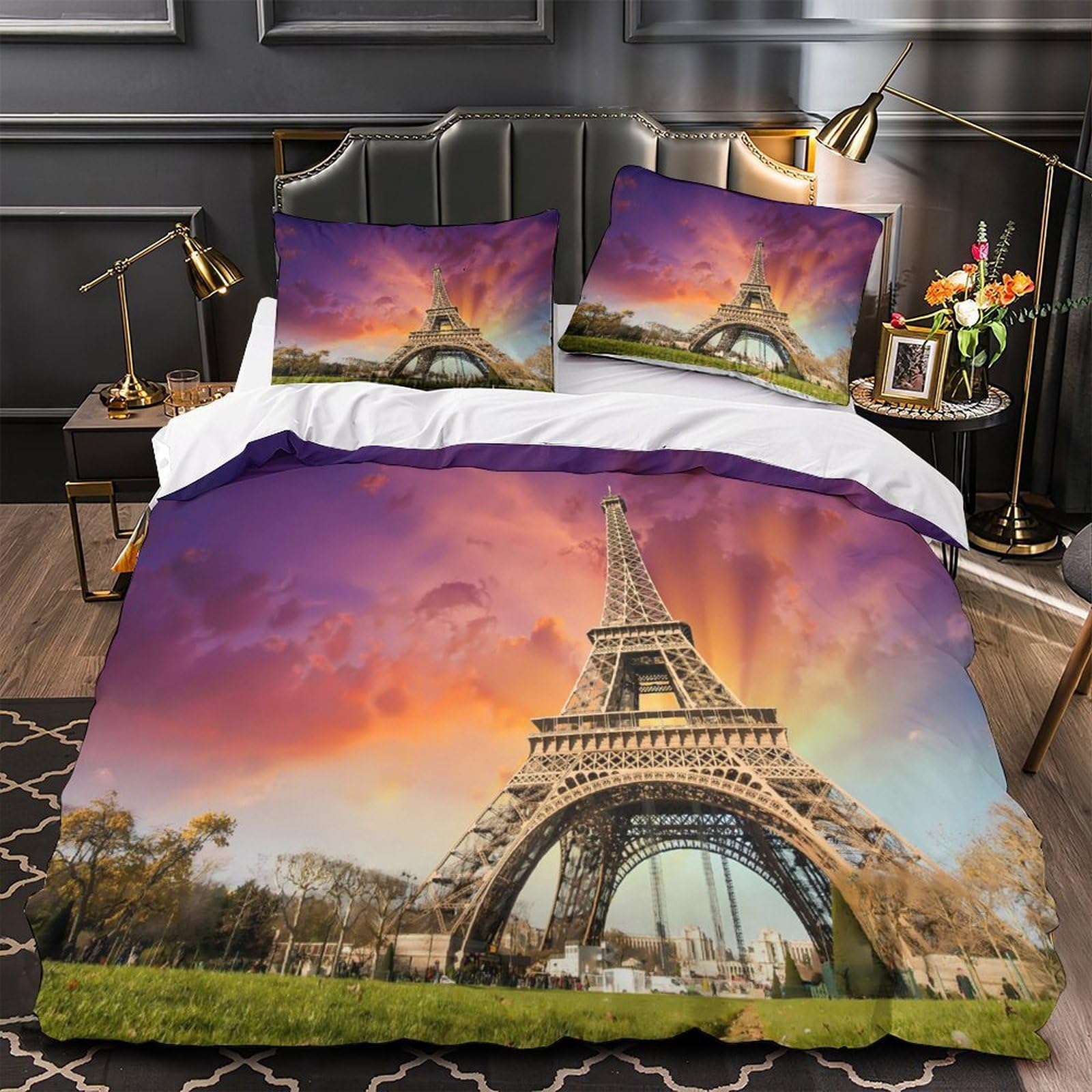 Housse de couette chat égyptien pour une ambiance de chambre parentale cosy et chaleureuse