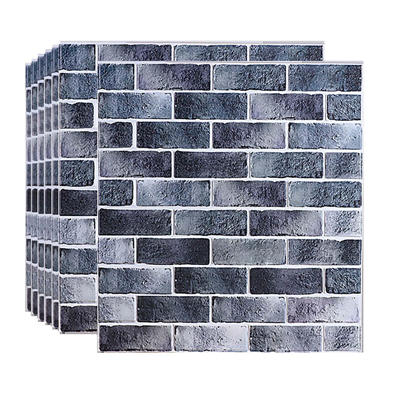Panneaux muraux 3D adhésifs pour salon et bureau décor brique moderne 58 sq.ft