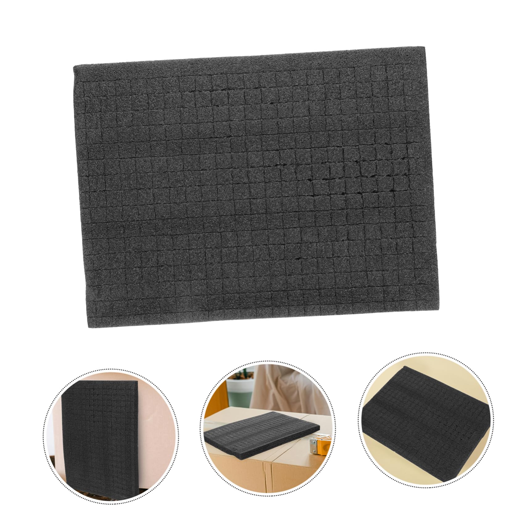 Feuilles de Mousse Epe Noires Prédécoupées pour Boîte à Outils
