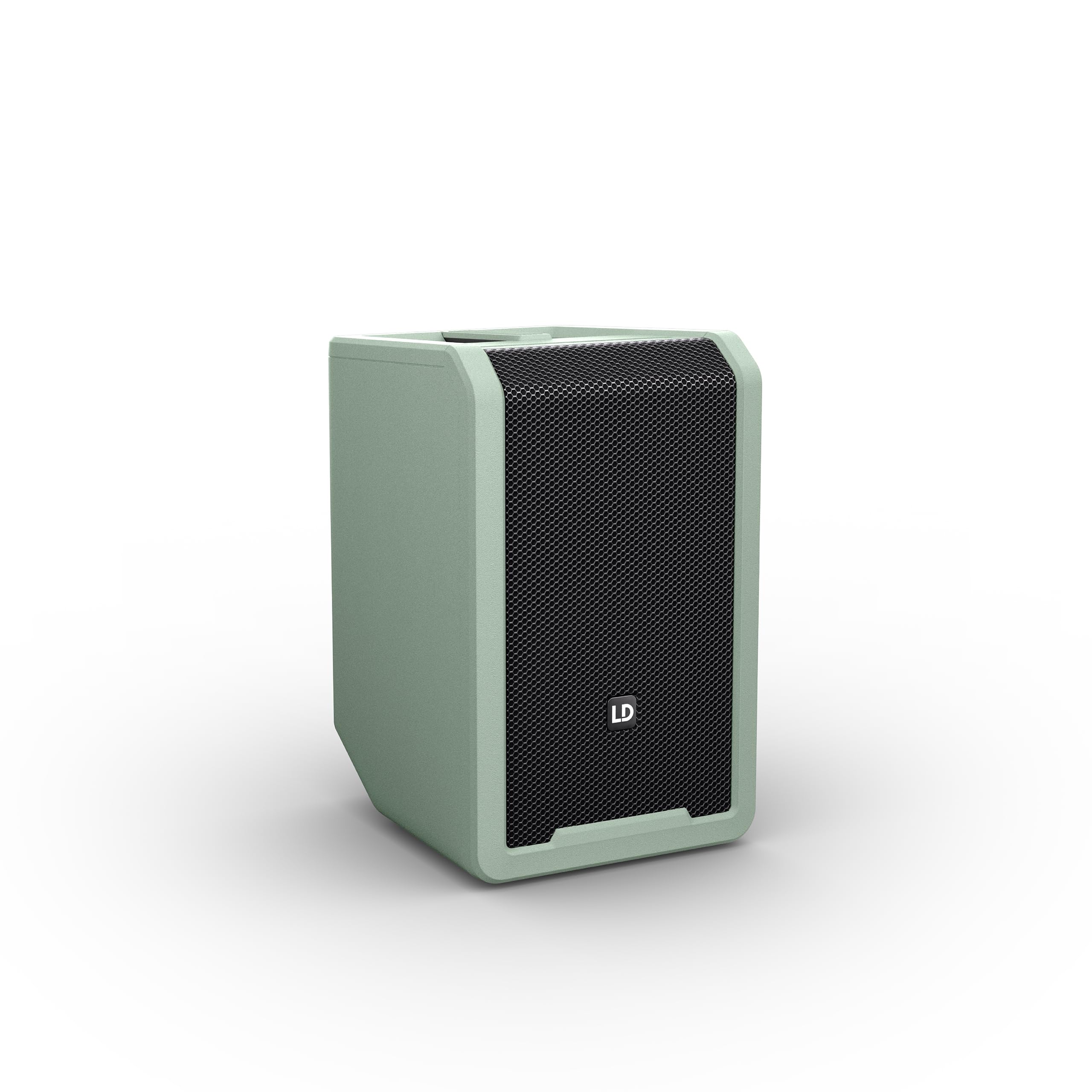 LD Systems ANNY 8 Enceinte Portable de sonorisation Bluetooth alimentée par Batterie avec Table de mixage intégrée Vert