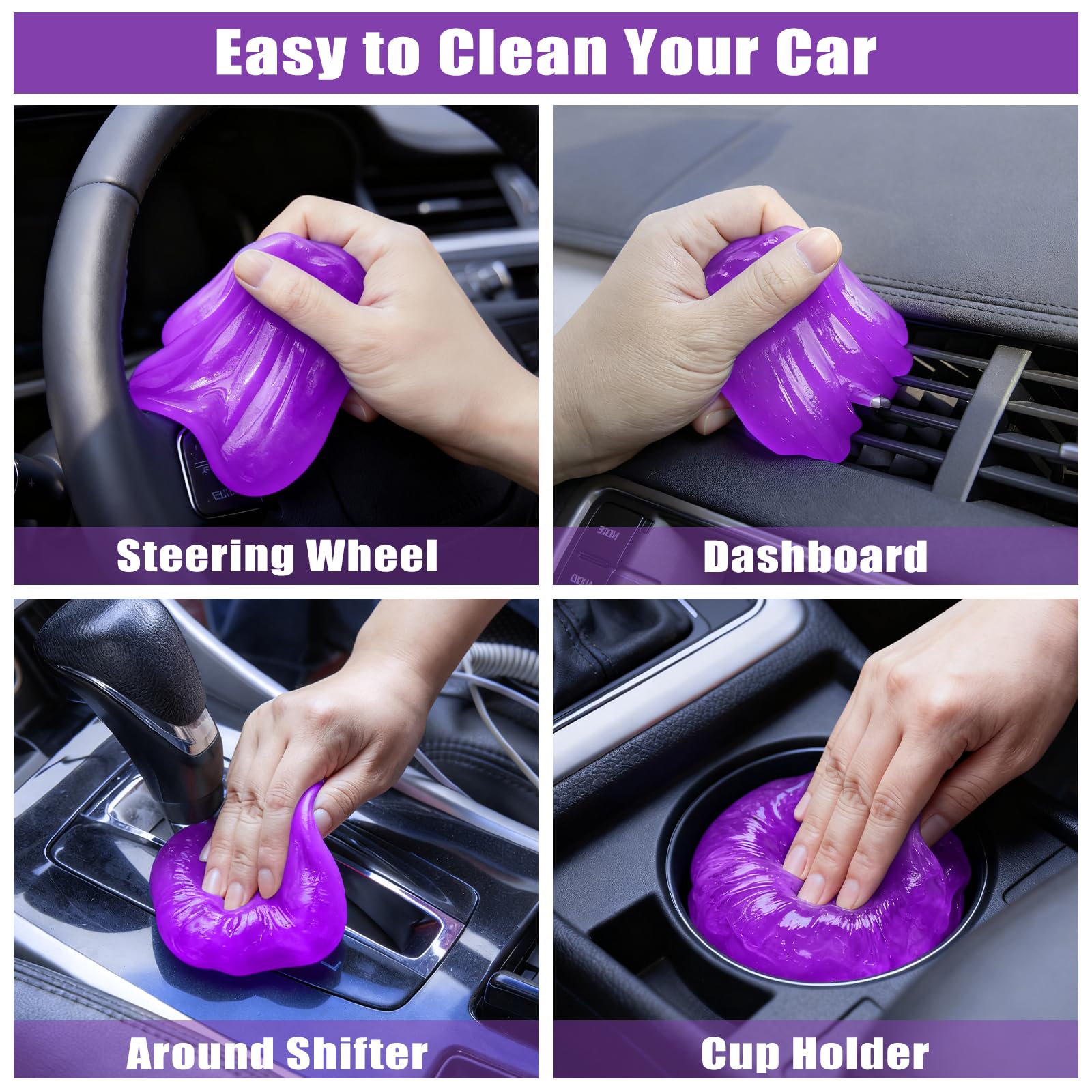 Herramienta de Limpieza de Parabrisas, Kit de Detalles Interiores de Coche, Cepillo de Detalles, Toallas, Plumero, Kit de Limpieza Interior de Coche para caravanas, Camiones, remolques