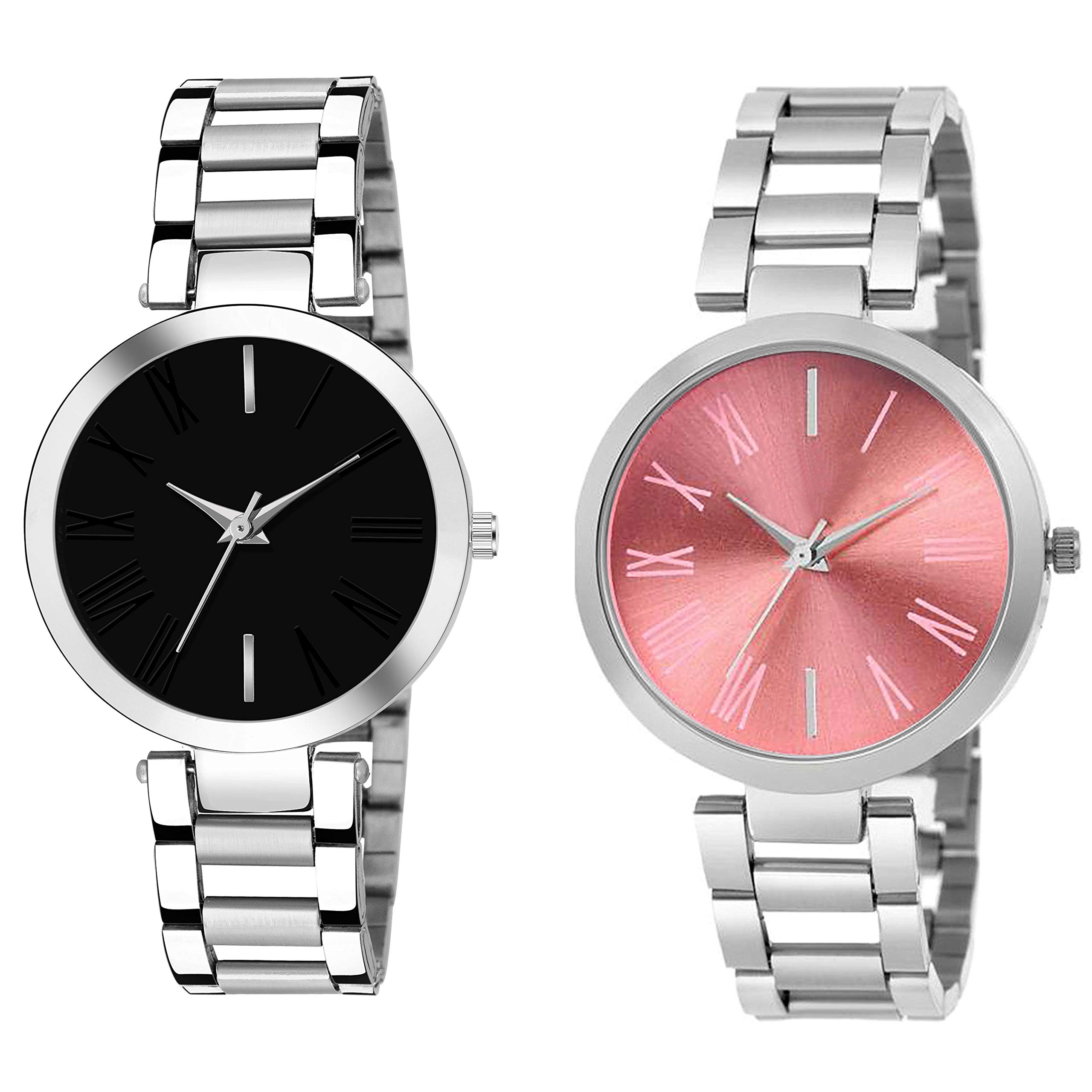 Talgo Analogue Multicolor Dial Designer Combo Collection Stainless Steel Girls Wrist Watch - Pack of 2 | TG4344 (B07SSPJSTD) Amazon Price History, Amazon Price Tracker