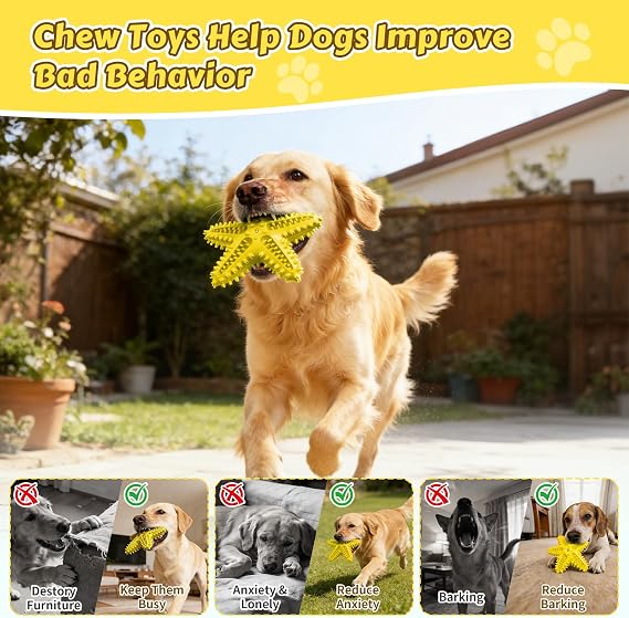 Dog Chew Toys Interactive Tough Floating Squeaky Toy