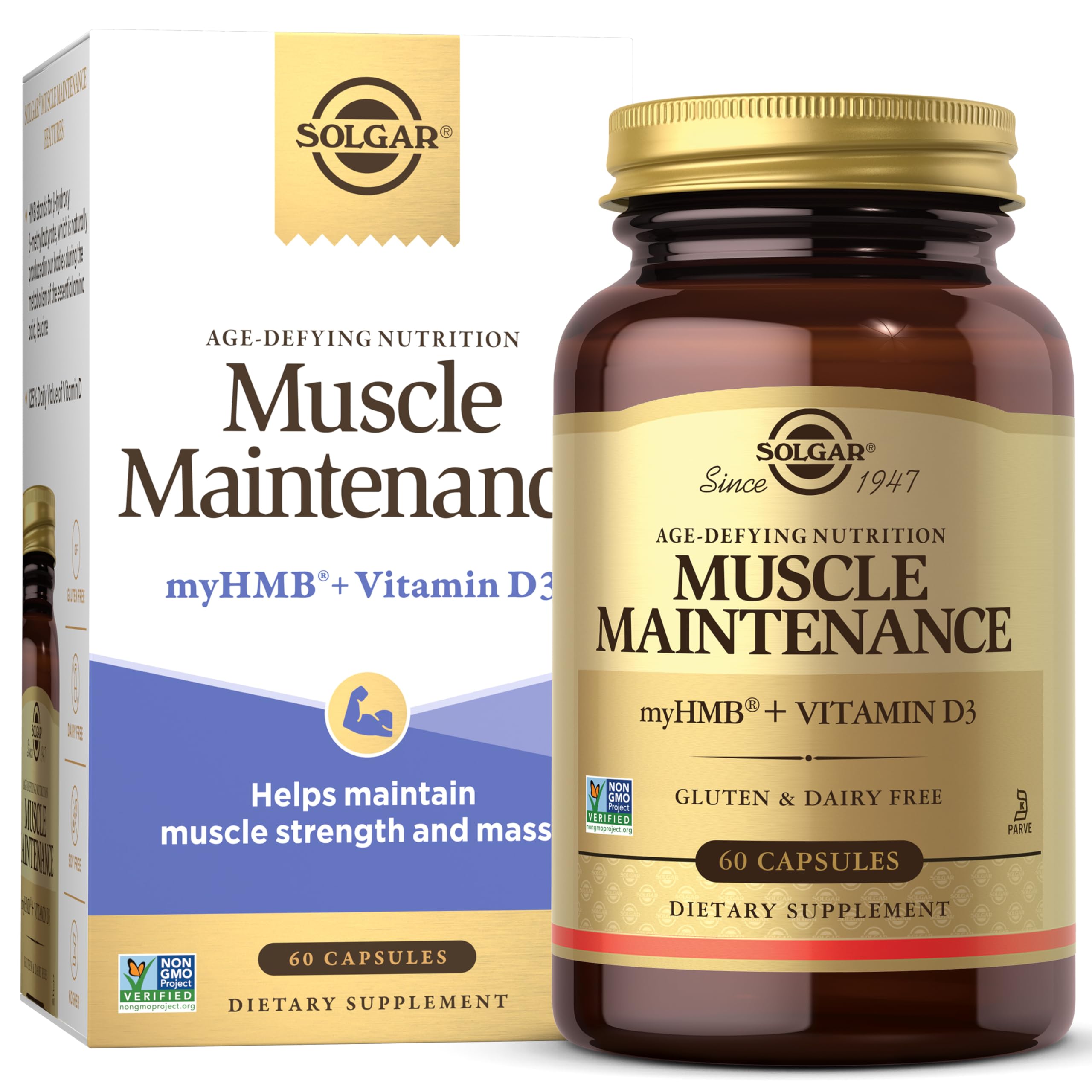 Solgar Muscle Maintenance Vitamin and Mineral Supplement, 20 Servings 60 Count (Pack of 1)