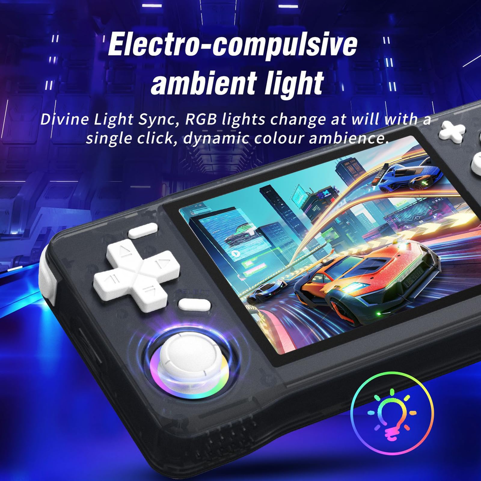 Dispositivo gioco tradizionale portatile estremamente trasportabile da 128 Schermo a punta da tre punti a cinque piedi 18.000 intestazioni Capacità riproduzione immediata Batteria a lunga