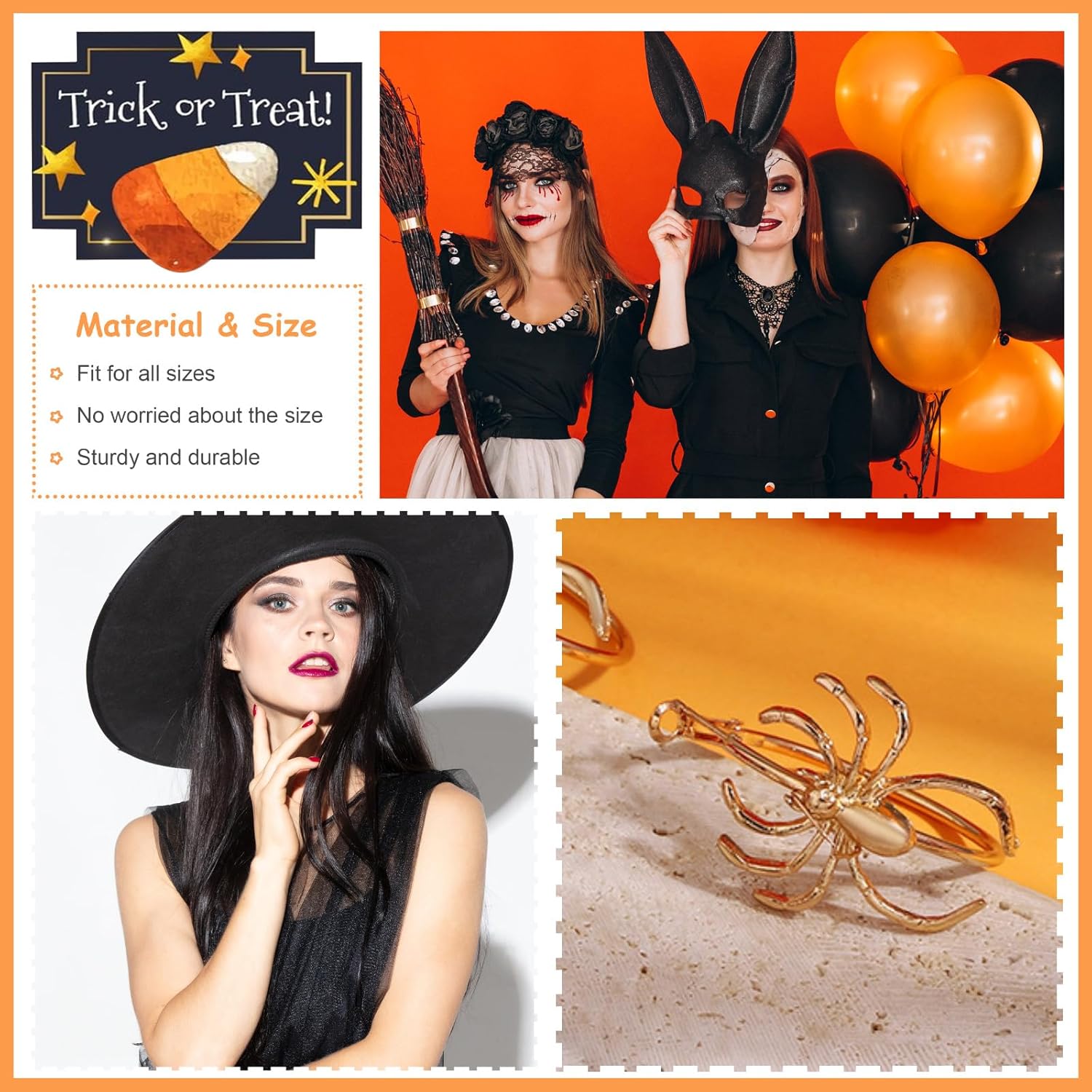 Spider Earrings for Women Black Spider Hoop Earrings Halloween 3D Spiders Jewelry Gifts Halloween Costumes Woman 2025 - Image 4