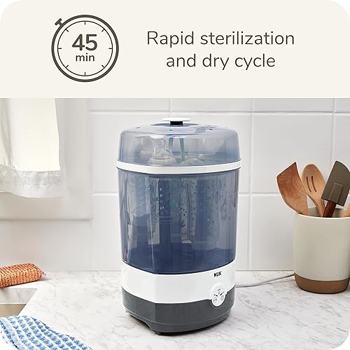 Miniatura 3 de NUK Esterilizador y secador de biberones 2 en 1 - Esterilización eléctrica a vapor