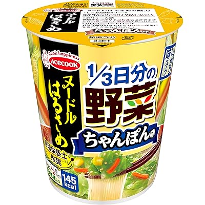 エースコック ヌードルはるさめ 1/3日分の野菜 ちゃんぽん味 43g×6個
