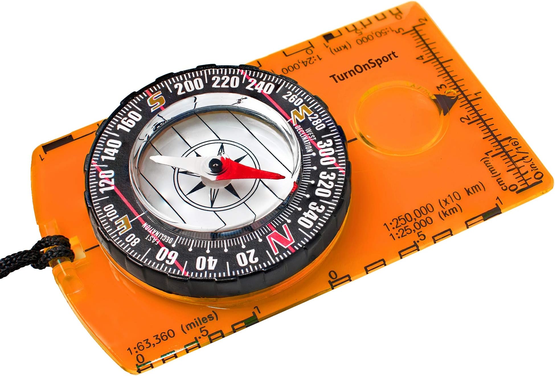 Orienteering Compass - Advanced Scout Compass for Hiking, Camping, and Backpacking - Best Survival Gifts for Kids