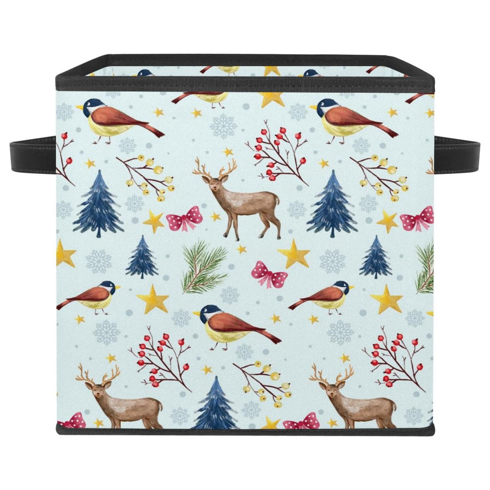 Boîte de rangement oiseaux et étoiles pour une maison ordonnée