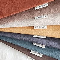 Vista 9 de Jeanerlor Juego de 2 fundas de almohada decorativas de piel sintética con textura de 24 x 24 pulgadas para sofá, duradera, elegante, cómoda