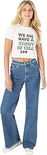 Lee Women's High Rise a Line Jean
