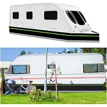 Easy Installation 5th Wheel Skirt 0.8m Tall Camper Skirting for Winter Thickening and Hardening Rv Screen Door Protector,18m/59ft