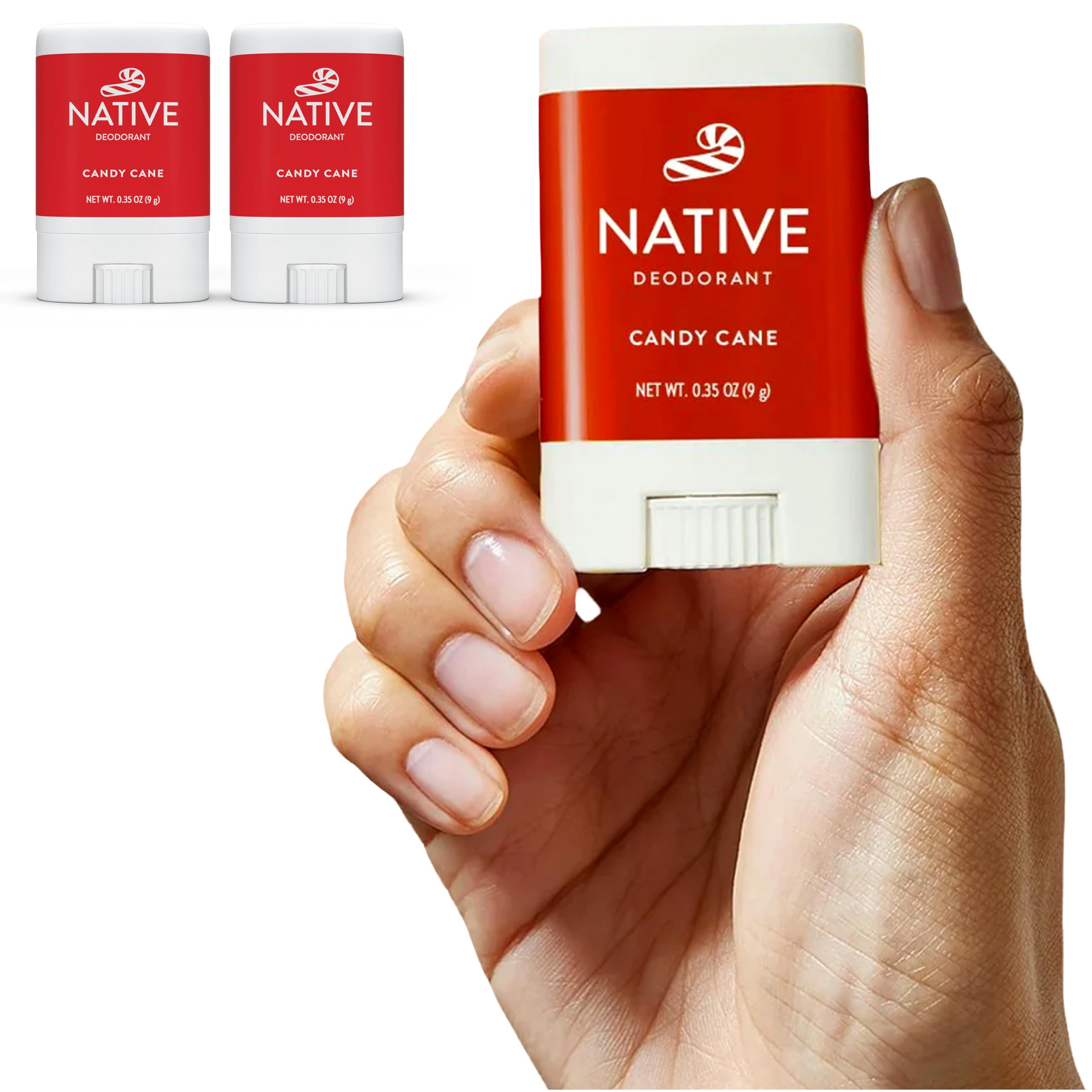 Candy Cane Mini Deodorant - 0.35oz