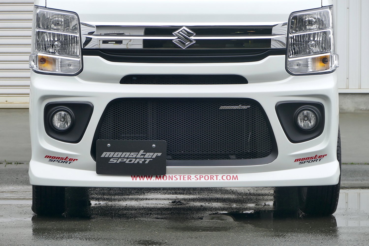 エブリイワゴン DA17W フロントバンパー Amazon | MONSTER SPORT エアロダイナミクスバンパー フロント