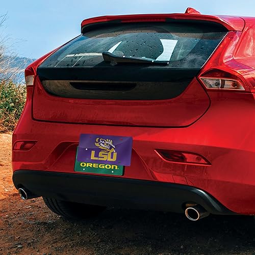 Miniatura 849 de Rico Industries Placa de matrícula de metal con incrustaciones láser de Florida Gators de la NCAA plateado,Alternativo,Negro -,Negro/Plata,Azul,azul