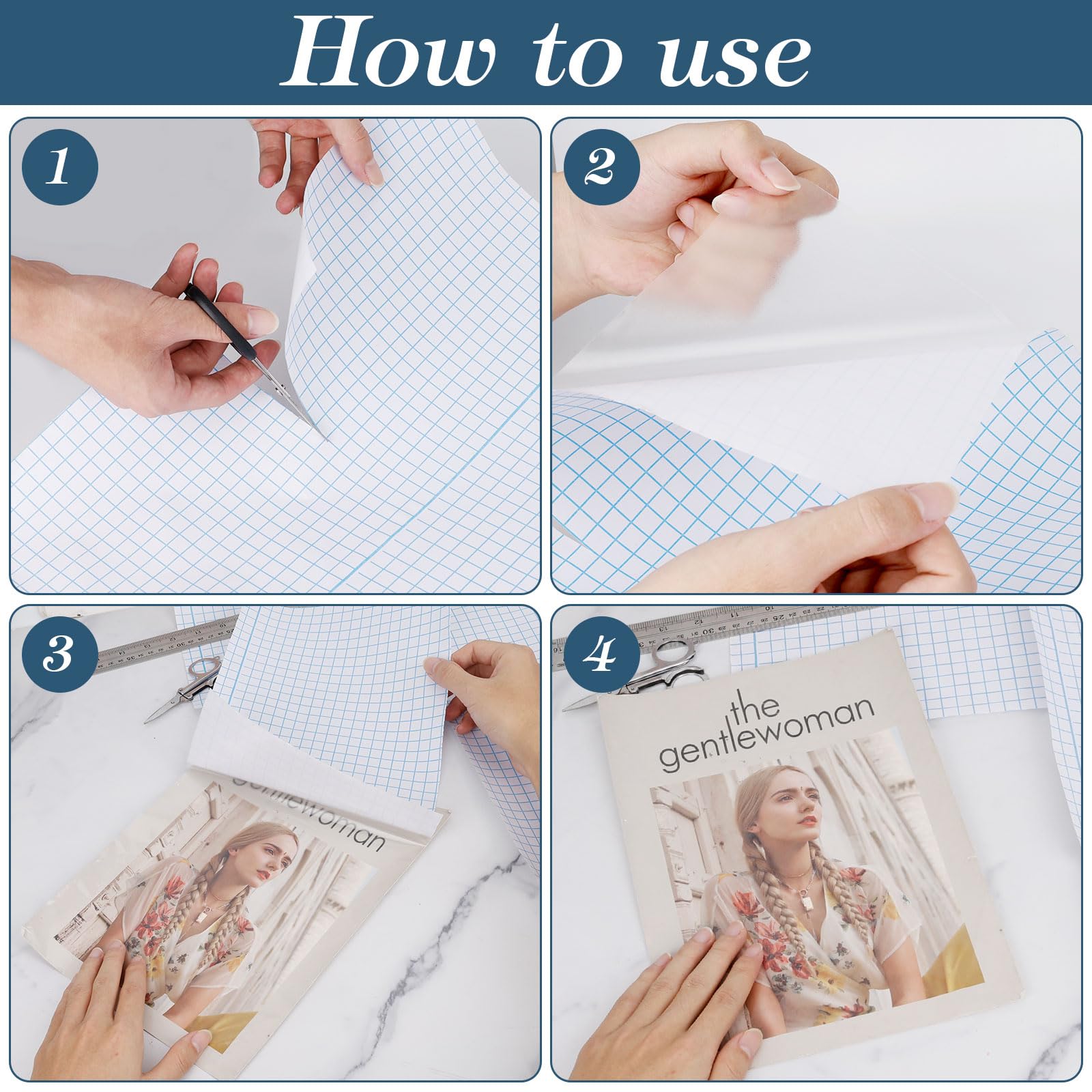 Film de protection autocollant pour livre Dadabig 40 cm x 15 m transparent 0,08 mm indéchirable imperméable