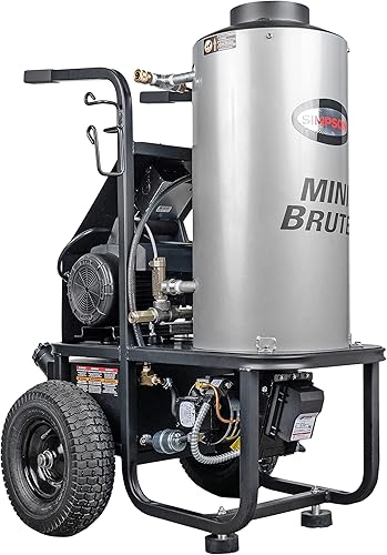 SIMPSON Cleaning - MB1518. Lavadora a presión eléctrica de 1500 PSI, 1.8 GPM. Lavadora de potencia para uso en agua caliente, manguera aislada
