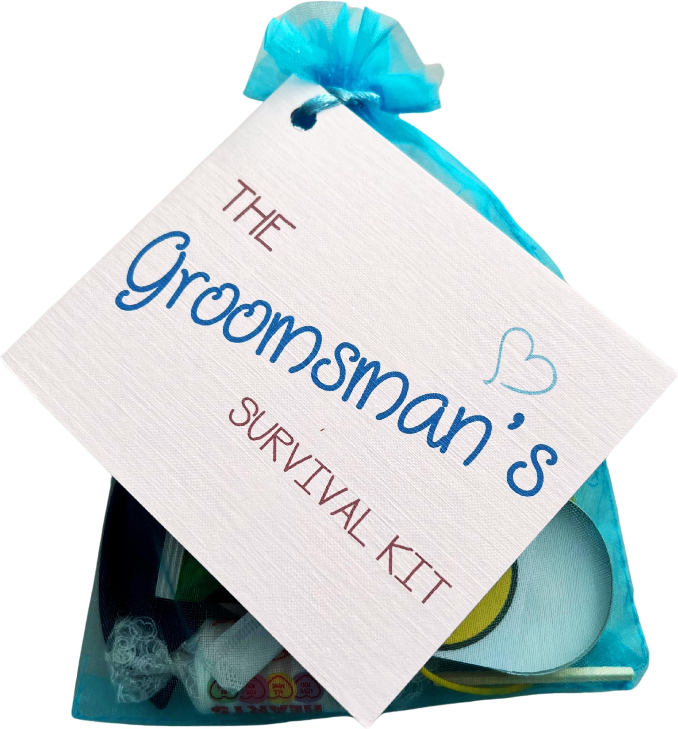 Groomsman Survival Kit. Wedding gift for the groomsman. Keepsake stag night, wedding favour