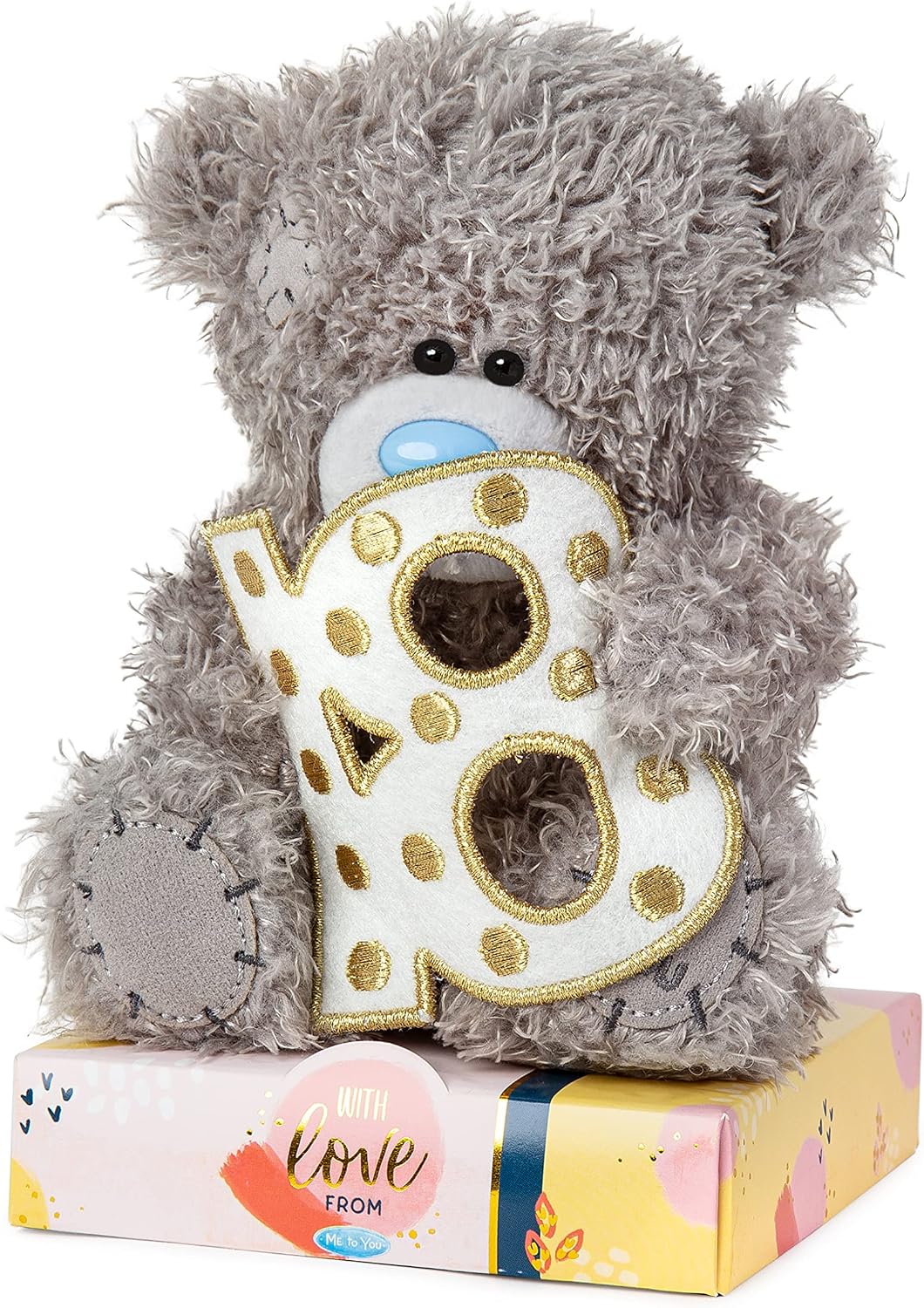 Me to You Tatty Teddy 18th Lightbox Effect Bear - Official Collection, Grey, 15cm - Image 4