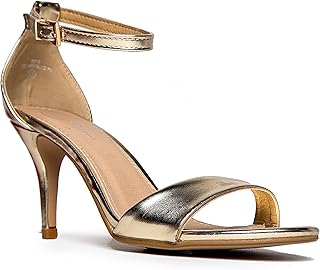 Dove Ankle Strap Womens Heels, Stiletto Heels For Women Sexy - Open Toe Heels For Women - Strappy Heels, Wedding Shoes For Bride, Summer Heels and Bridal Shoes