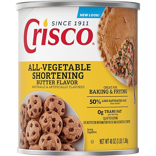 Crisco Mantequilla vegetal sabor a mantequilla, 48 onzas