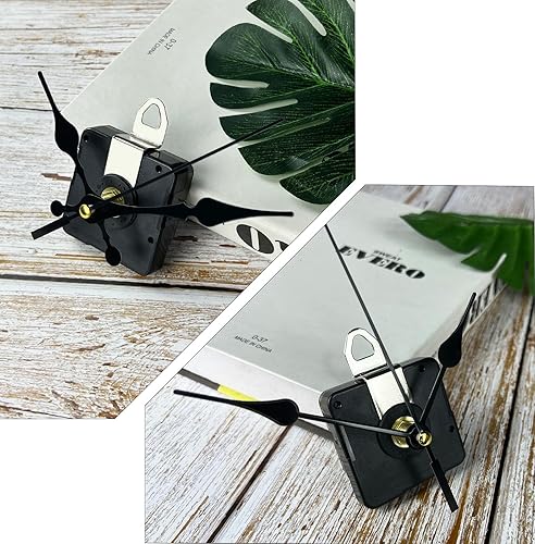 Miniatura 3 de Mecanismo de reloj de repuesto, movimiento de cuarzo a pilas, silencioso, piezas de reparación de reloj de pared, longitud del eje de repuesto,