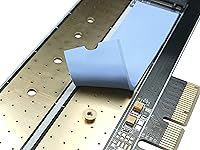 Vista 3 de Micro Connectors Micro Connectors M.2 SSD Almohadilla de enfriamiento térmico (NGFFM2-TP2280) Azul