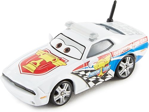 Miniatura 3 de Disney Cars Toys Toys Pat Traxson DXV80 - Vehículo fundido a presión, miniatura, coleccionable, juguetes de carreras basados en autos, juguetes,