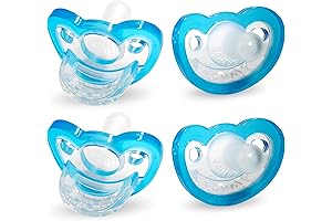 RaZbaby JollyPop Baby 0-3m Pacifier Plus 4 Pack for Newborns & Babies...