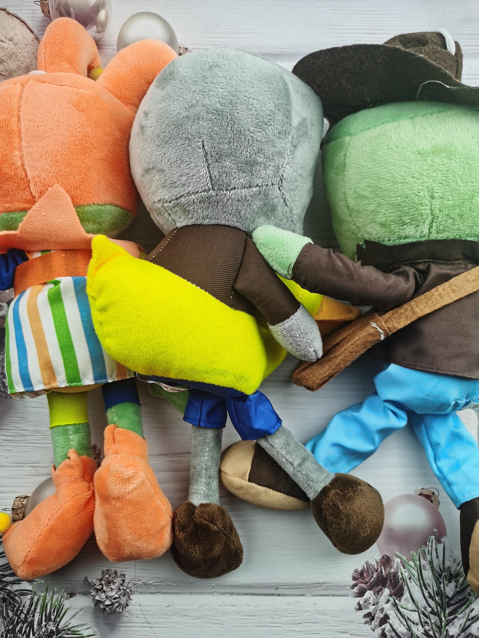 Amazon.co.jp: 植物と道化師のぬいぐるみゾンビセット3点、郵便