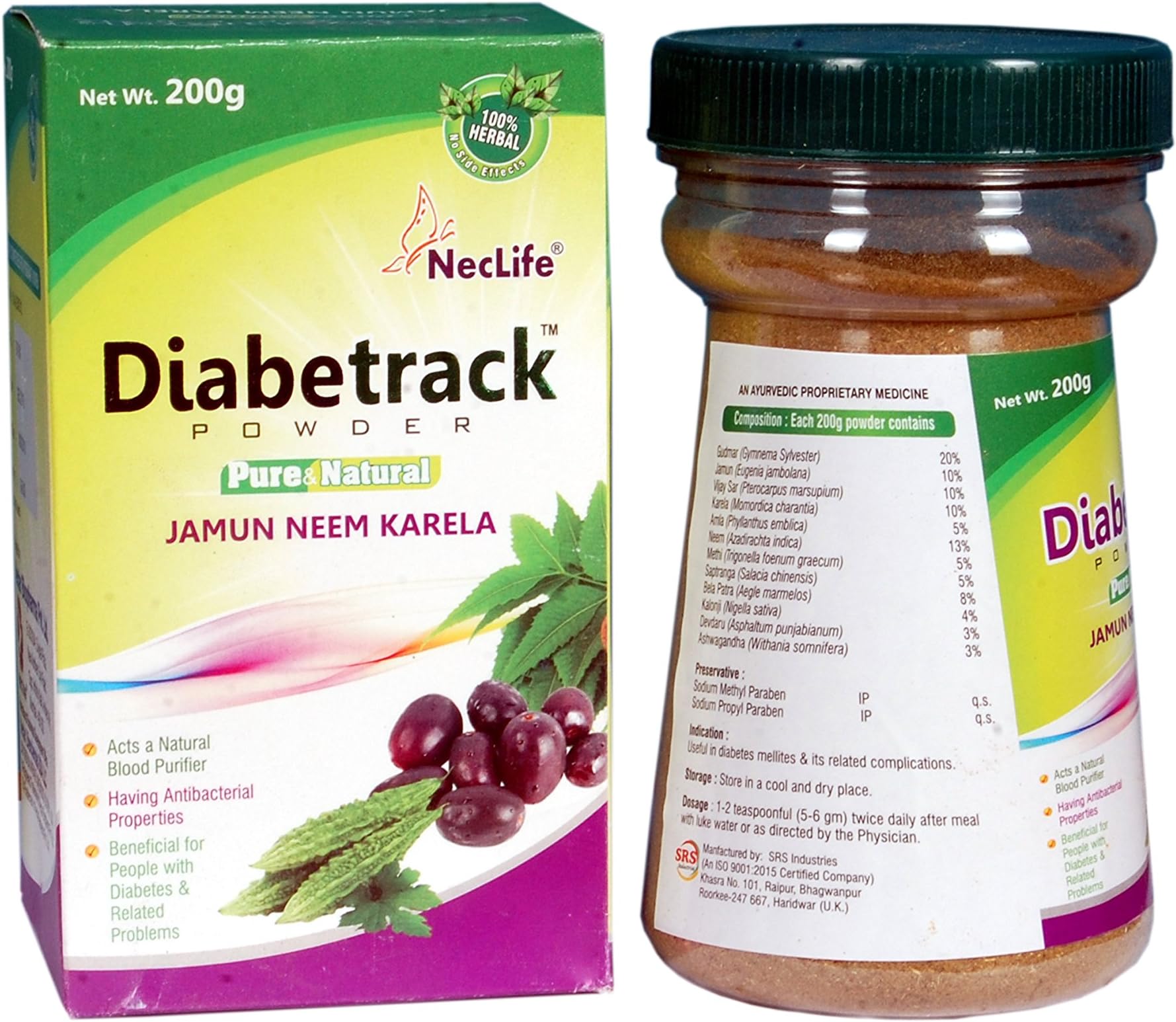Neclife Diabetrack Powder (200 g)